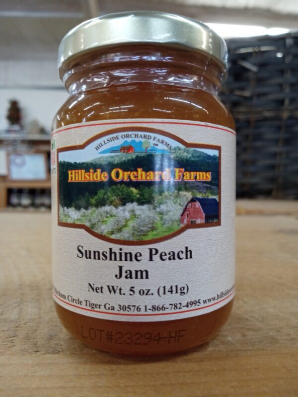 Sunshine Peach Jam- 5 oz