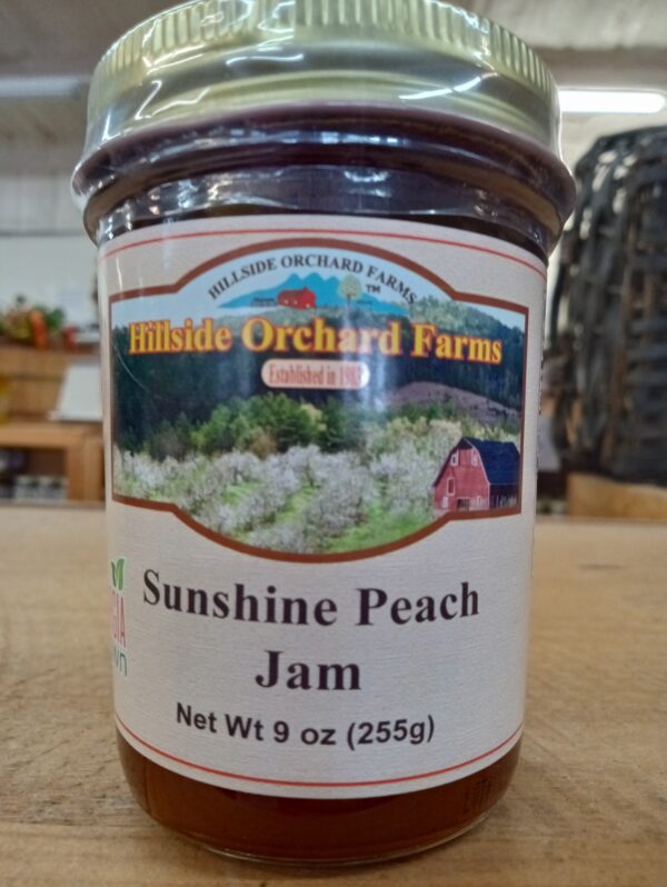 Sunshine Peach Jam- 9 oz