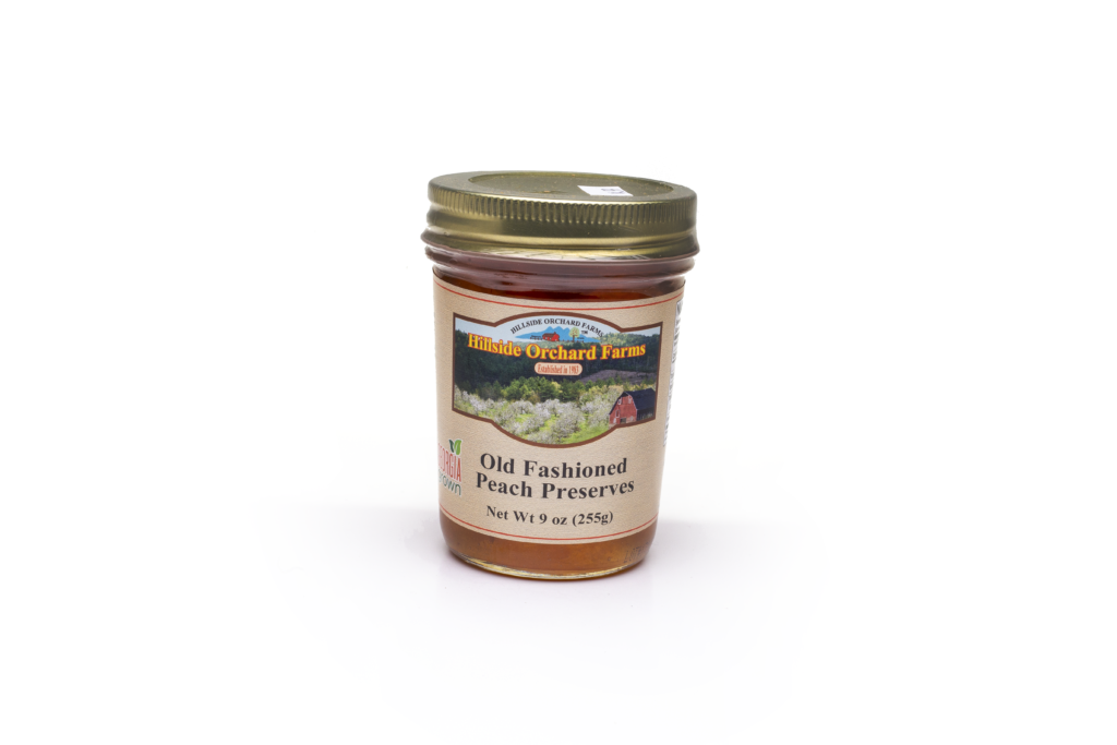 Old Fashion Peach Preserves - 09 oz - Hillside Orchard Farms