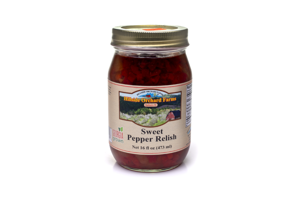 Sweet Pepper Relish 16 Oz Hillside Orchard Farms 8180
